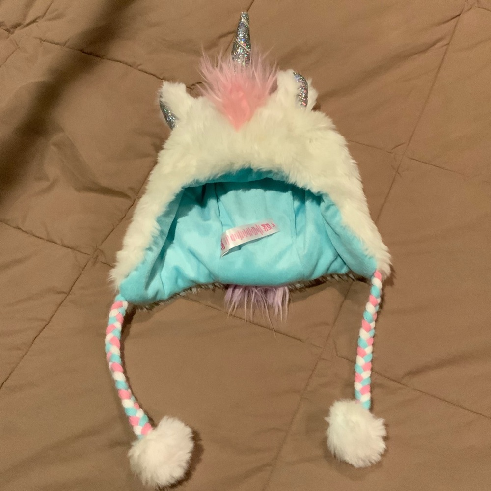 Girls Unicorn winter hat